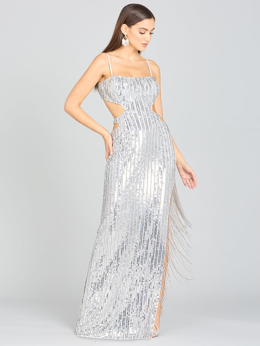 Lara 9975 Sequin Beaded Prom Dress